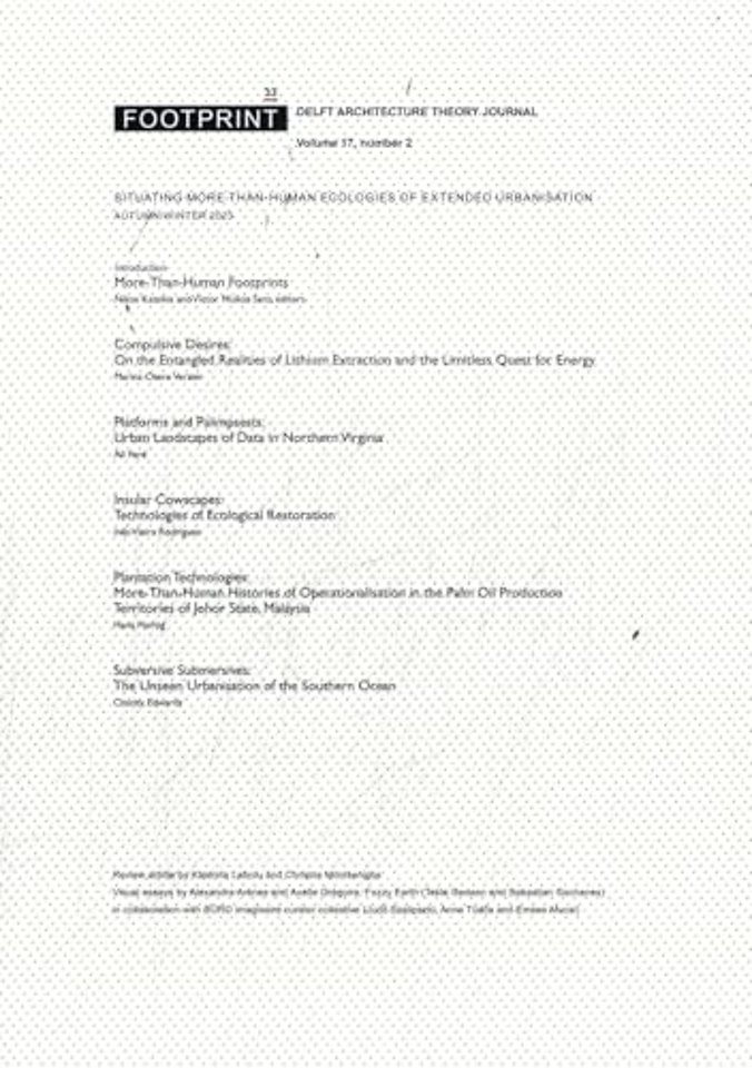 Situating more-than-Human Ecologies of Extended Urbanisation