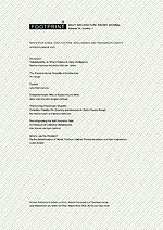 Footprint 36: Who’s Stupid Now: Architecture, Intelligence and Transdisciplinarity
