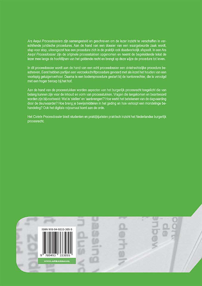 Het civiele procesdossier