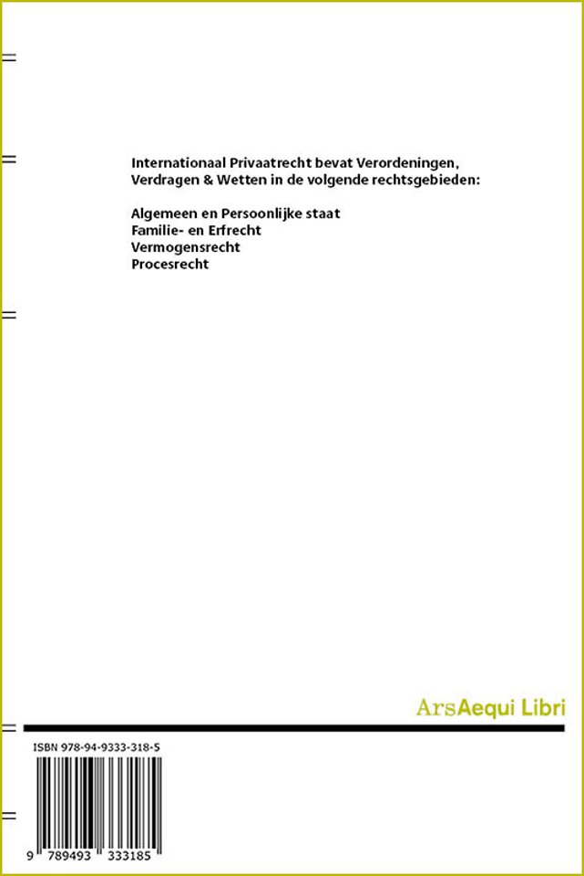 Internationaal privaatrecht 2024