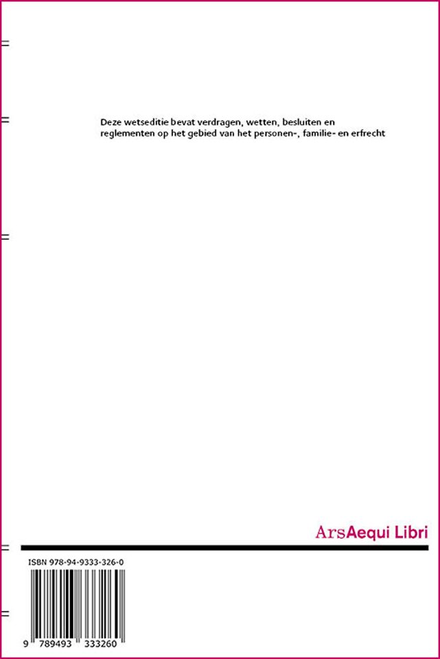 Personen-, familie- & erfrecht 2024/2025