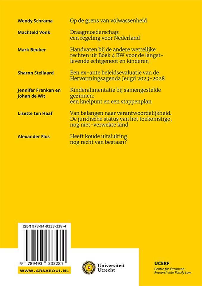 Actuele ontwikkelingen in het familierecht