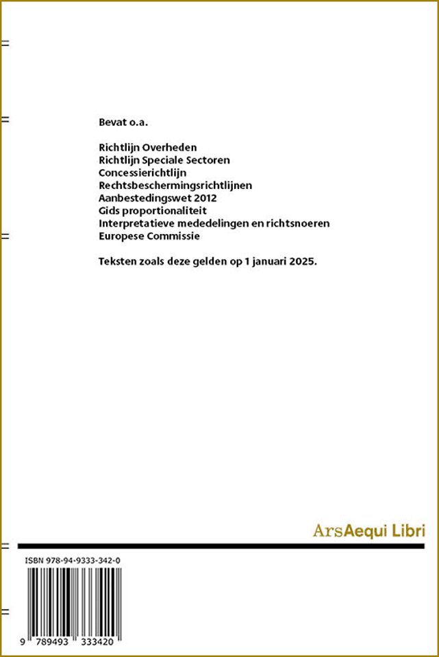 Aanbestedingsrecht 2025