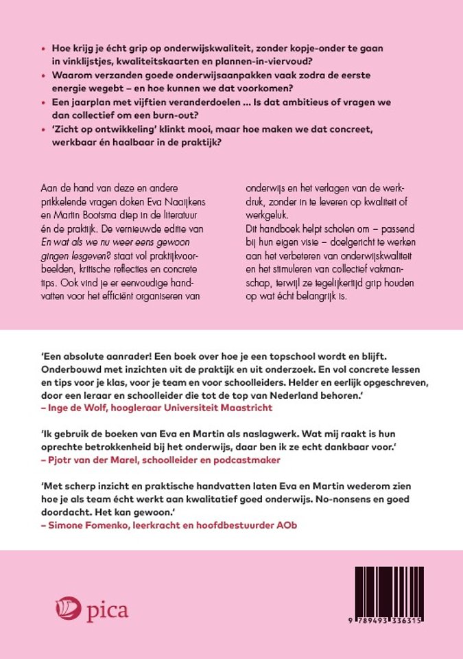 En wat als we nu weer eens gewoon gingen lesgeven? 2.0