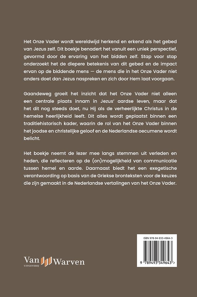 Het Onze Vader in het leven van Jezus