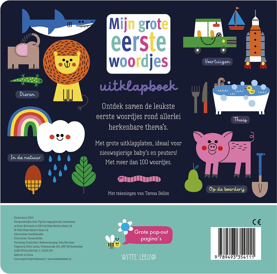 Mijn grote eerste woordjes uitklapboek