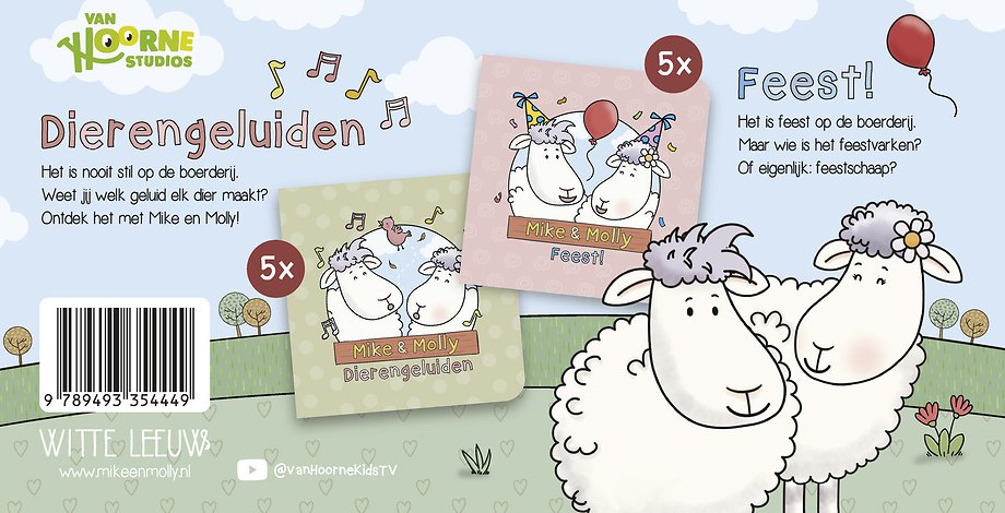 Mike & Molly - uitdeelboekjes