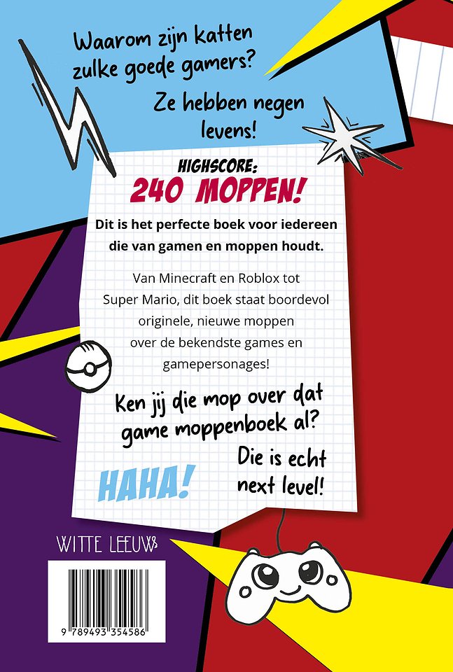 Het game moppenboek