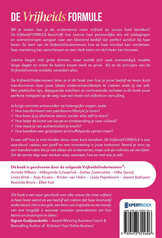 De vrijheidsformule