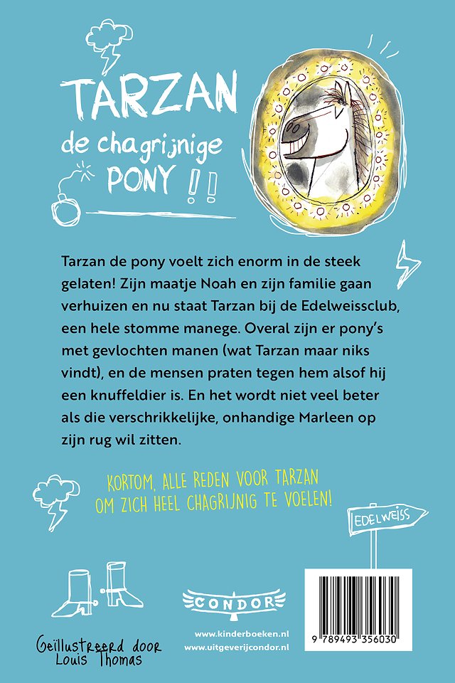 Tarzan, de chagrijnige pony