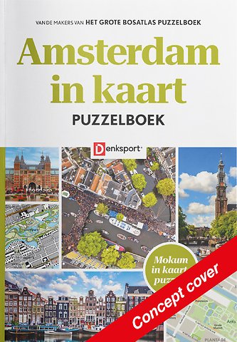 Het Amsterdam in kaart Puzzelboek