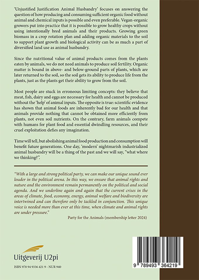 Unjustified Justification Animal Husbandry