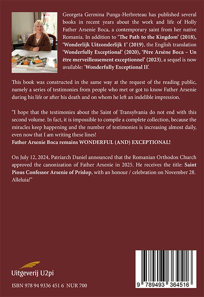 Father Arsenie Boca Wonderfully Exceptional II