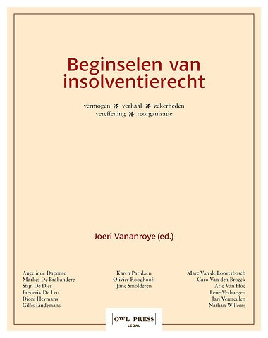 Beginselen van insolventierecht