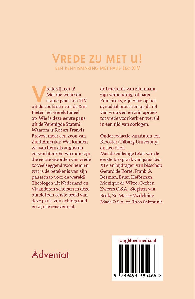Vrede zij met u!