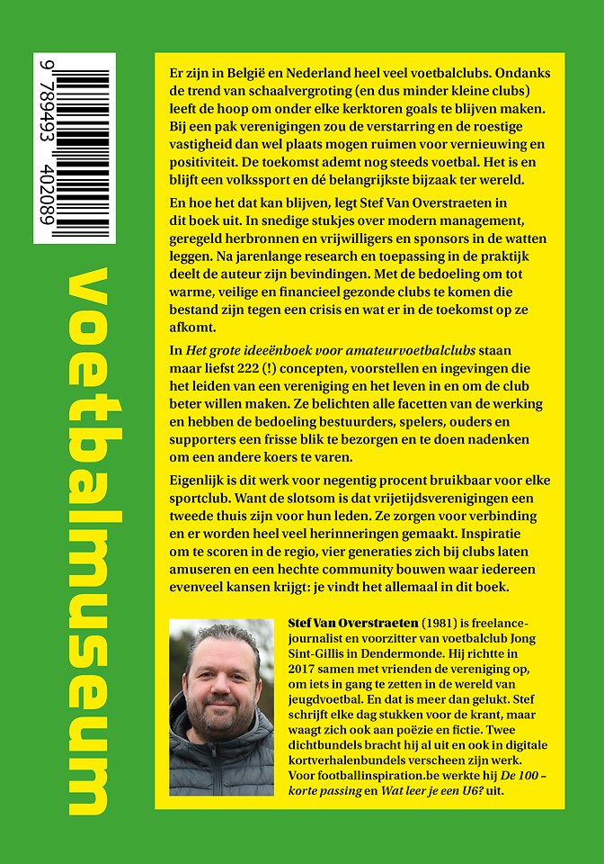 Het grote ideeënboek voor amateurvoetbalclubs