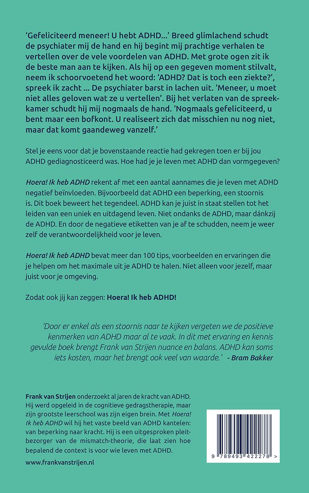 Hoera! ik heb ADHD van patient tot temperament