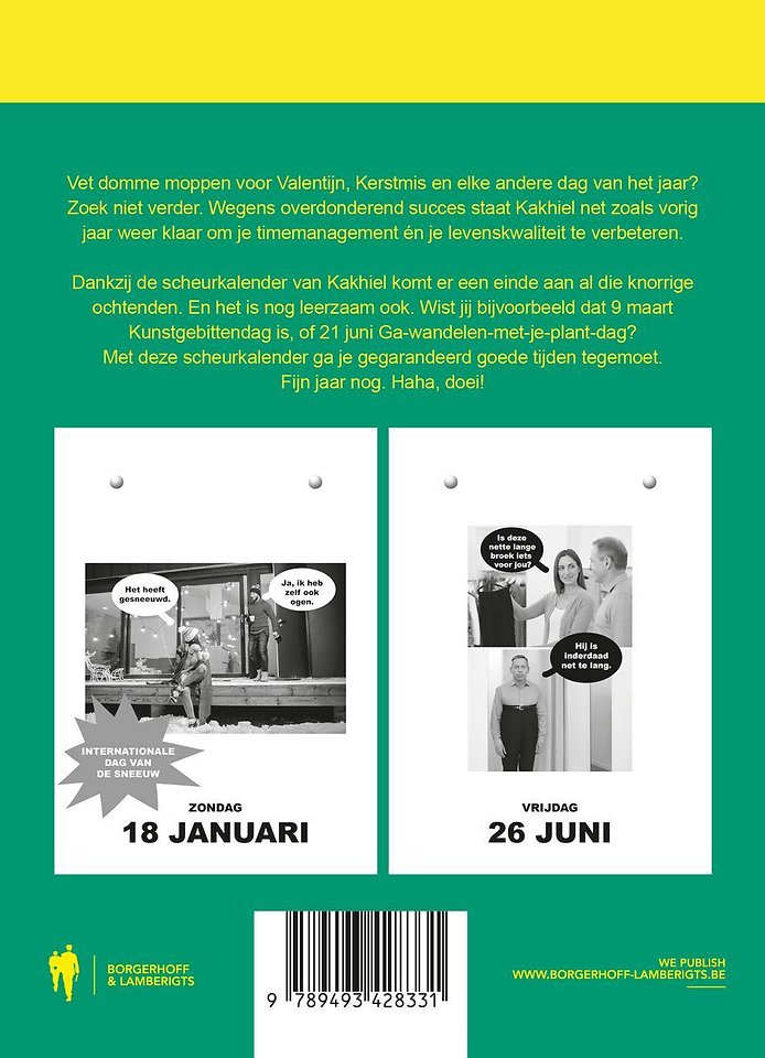 Kakhiel scheurkalender 2026