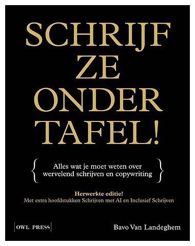 Schrijf ze onder tafel!
