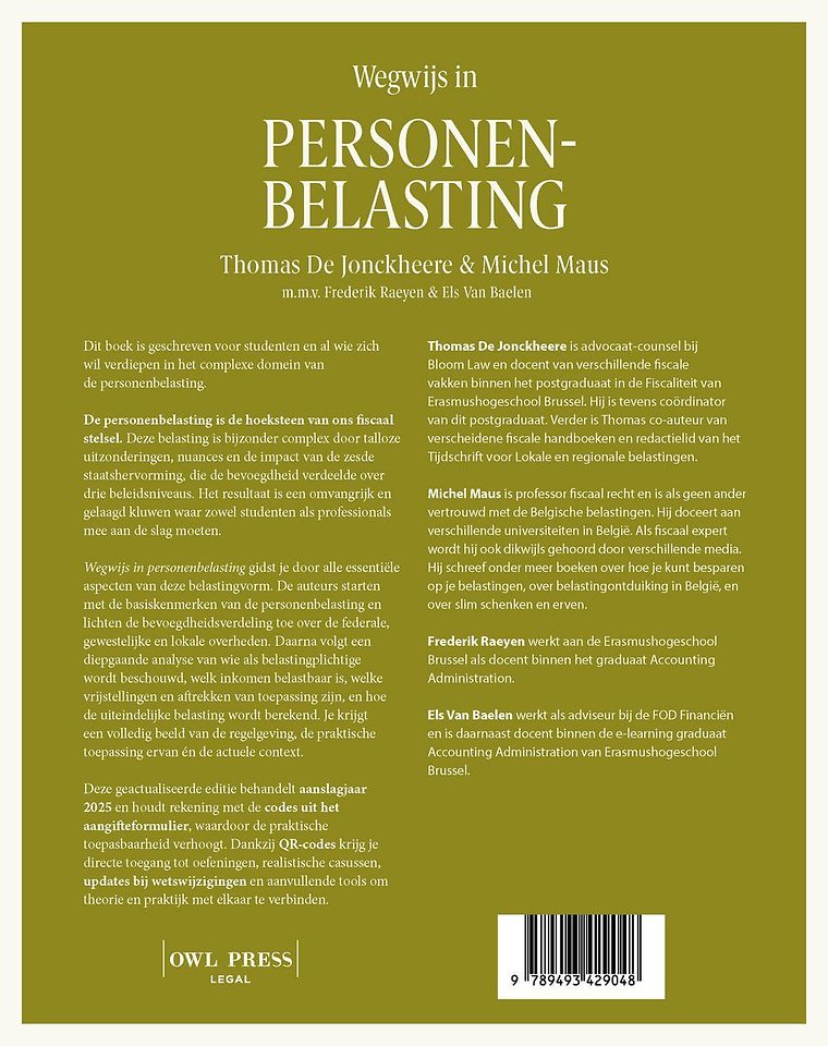 Wegwijs in personenbelasting 2025