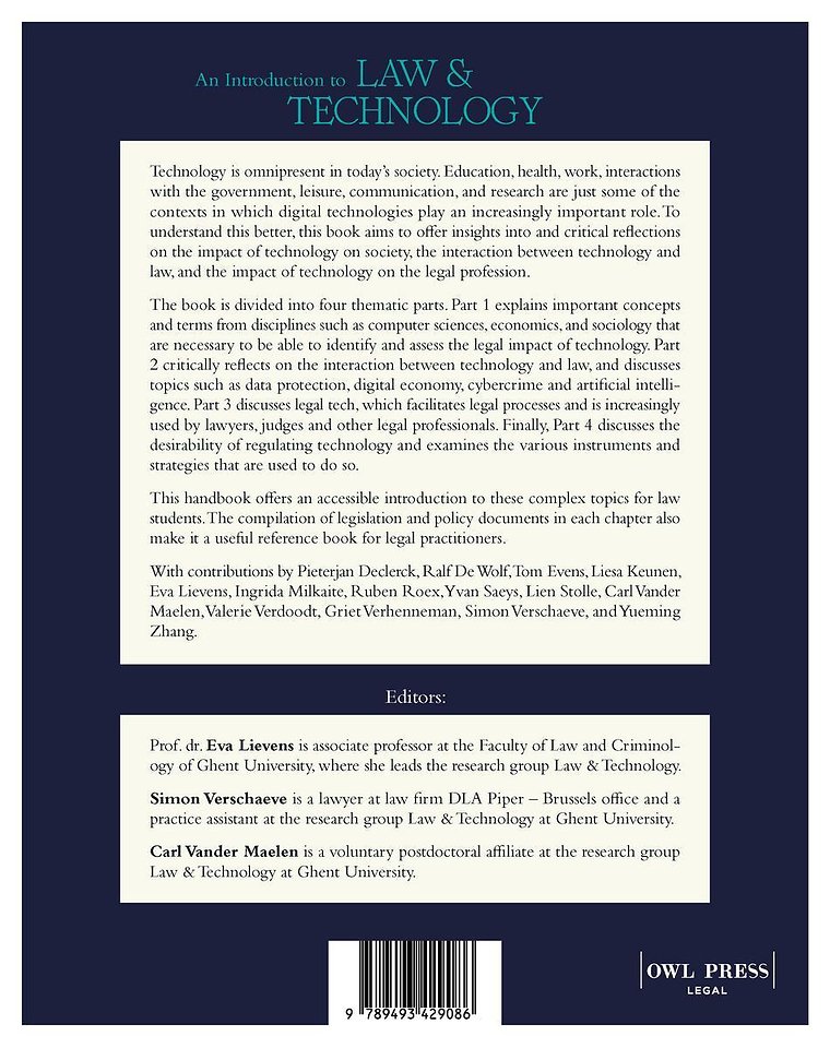 An introduction to Law & Technology