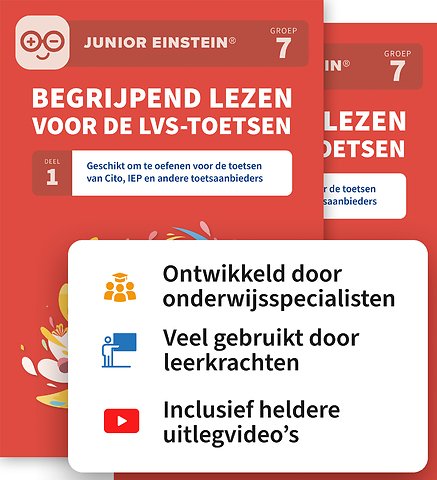 Begrijpend lezen voor de LVS-toetsen - Deel 1 en 2 Groep 7