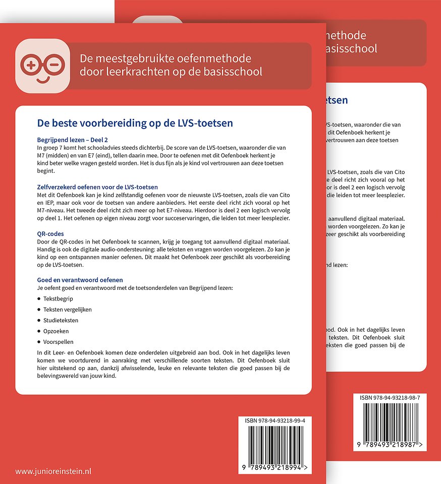Begrijpend lezen voor de LVS-toetsen - Deel 1 en 2 Groep 7