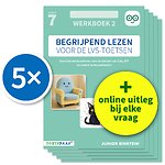 Begrijpend lezen voor de LVS-toetsen - Groep 7 - Werkboek 2 + Online video-uitleg (set van 5)