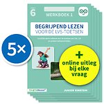 Begrijpend lezen voor de LVS-toetsen - Groep 6 - Werkboek 1 + Online video-uitleg (set van 5)