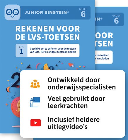Rekenen voor de LVS-toetsen set 1 en 2 groep 6