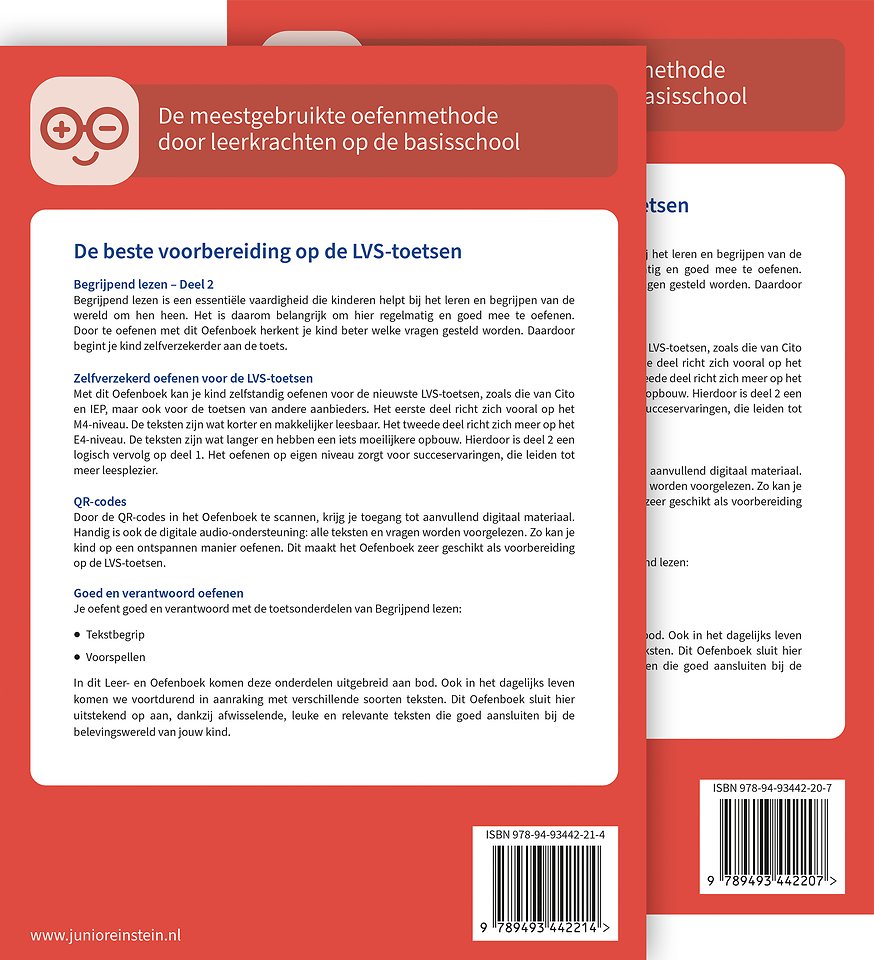 Begrijpend lezen voor de LVS-toetsen set - Deel 1 en 2 - Groep 4