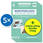 Begrijpend lezen voor de LVS-toetsen - Groep 4 - Werkboek 1 - Set van 5