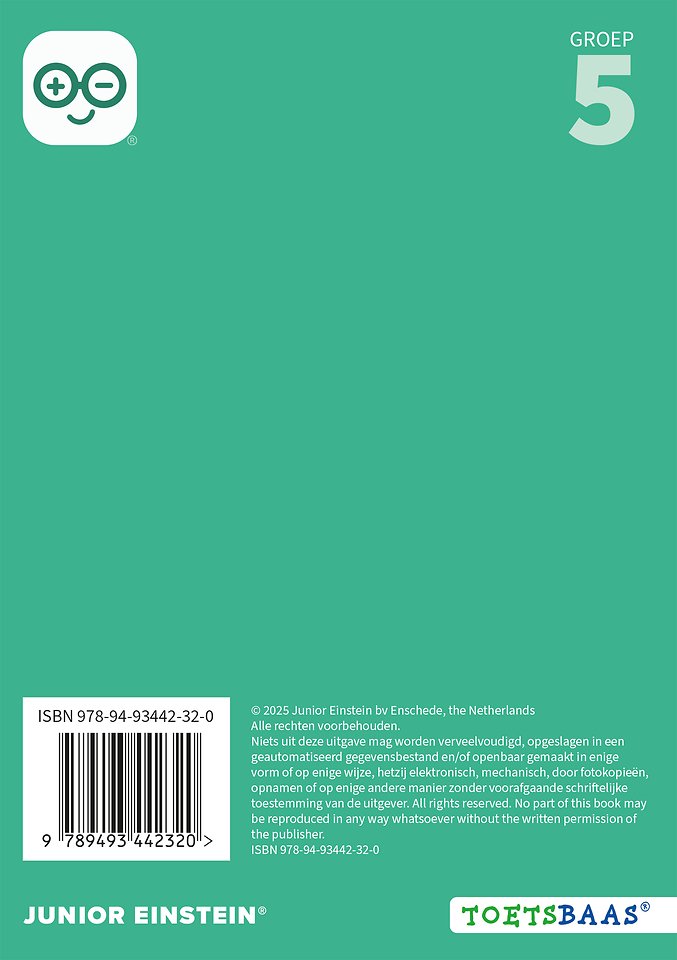 Rekenen voor de LVS-toetsen - Groep 5 - Antwoordenboek 2