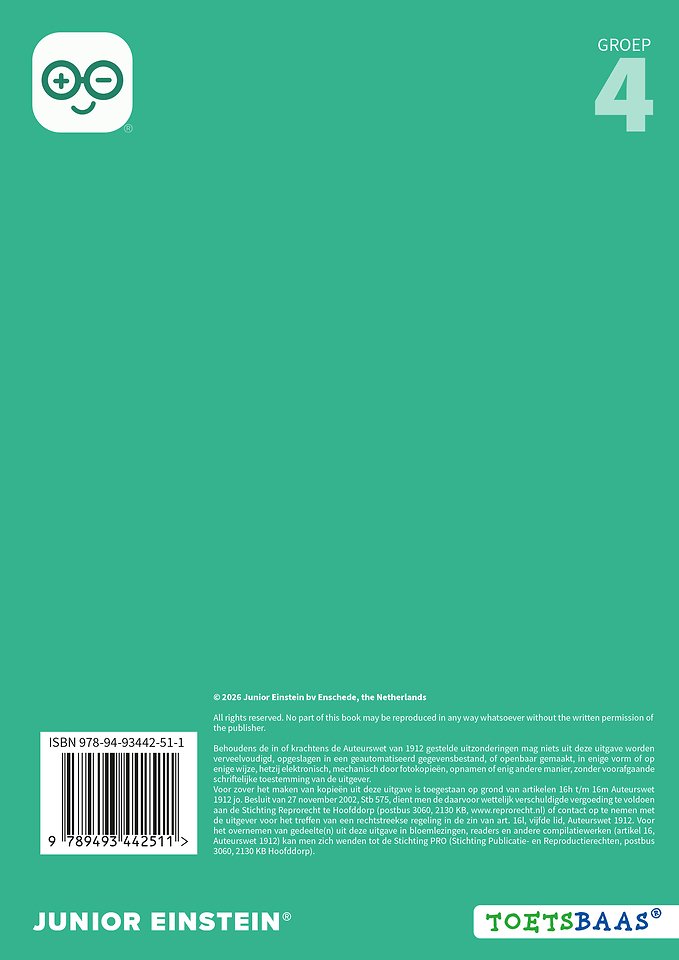 Rekenen voor de LVS-toetsen - Groep 4 - Werkboek 1