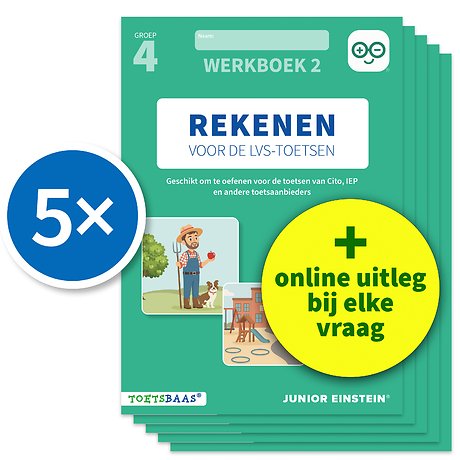 Rekenen voor de LVS-toetsen - Groep 4 - Werkboek 2