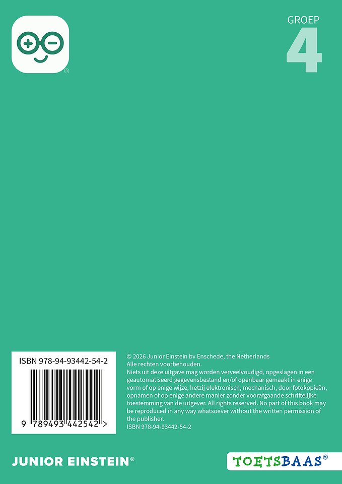 Rekenen voor de LVS-toetsen - Groep 4 - Antwoordenboek 2