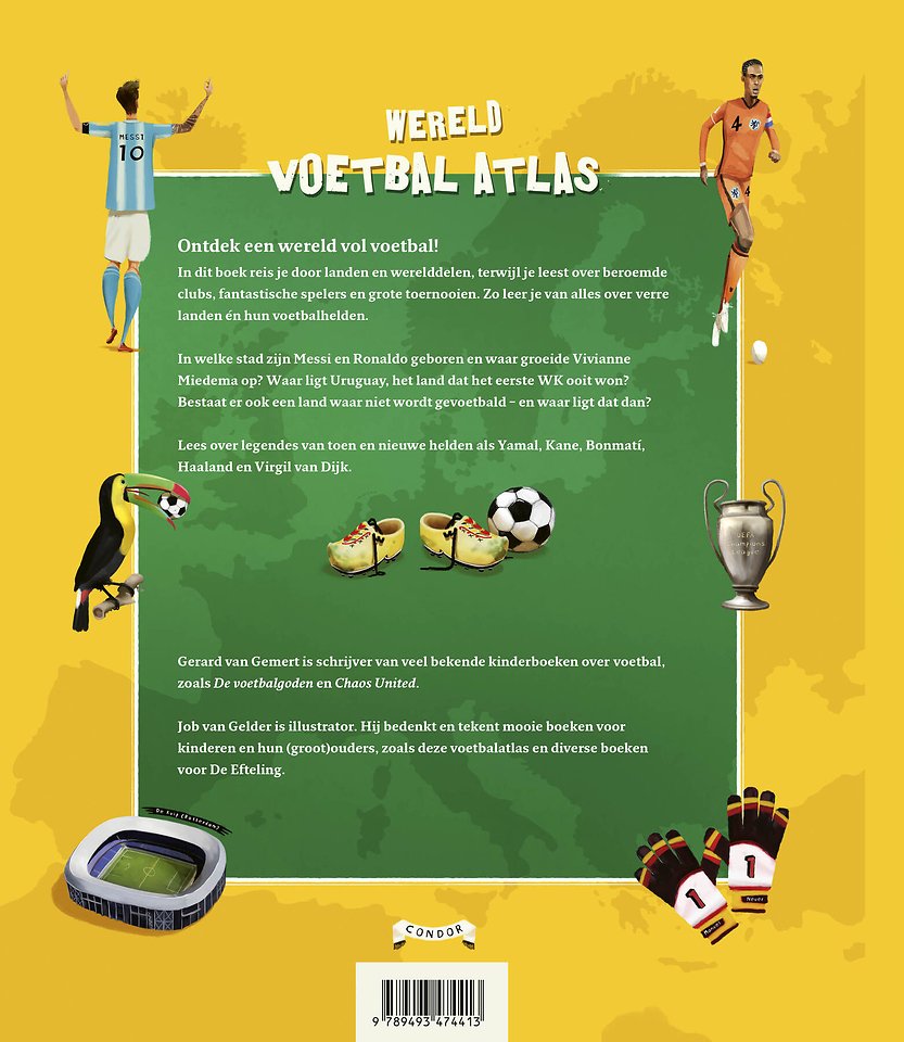 Wereld voetbal atlas