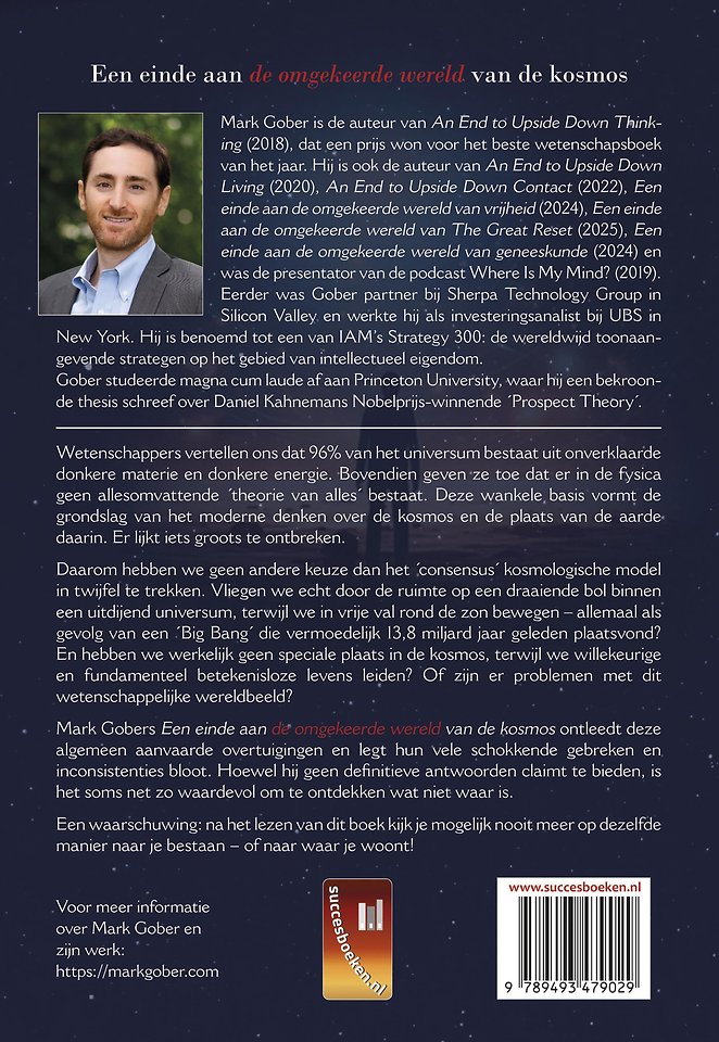 Een einde aan de omgekeerde wereld van de kosmos