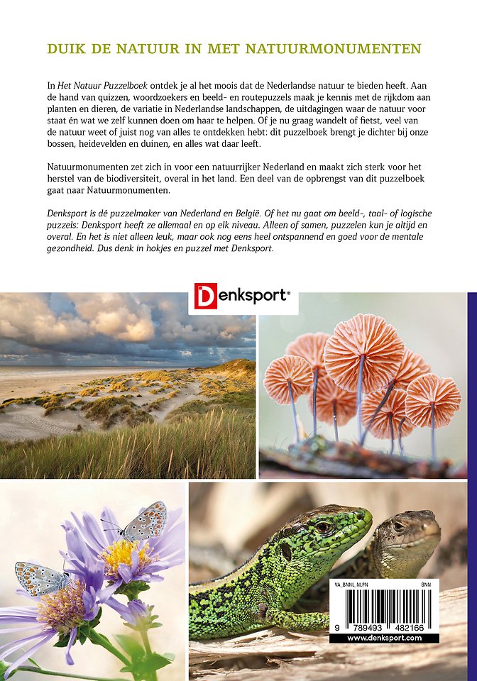Het natuur puzzelboek
