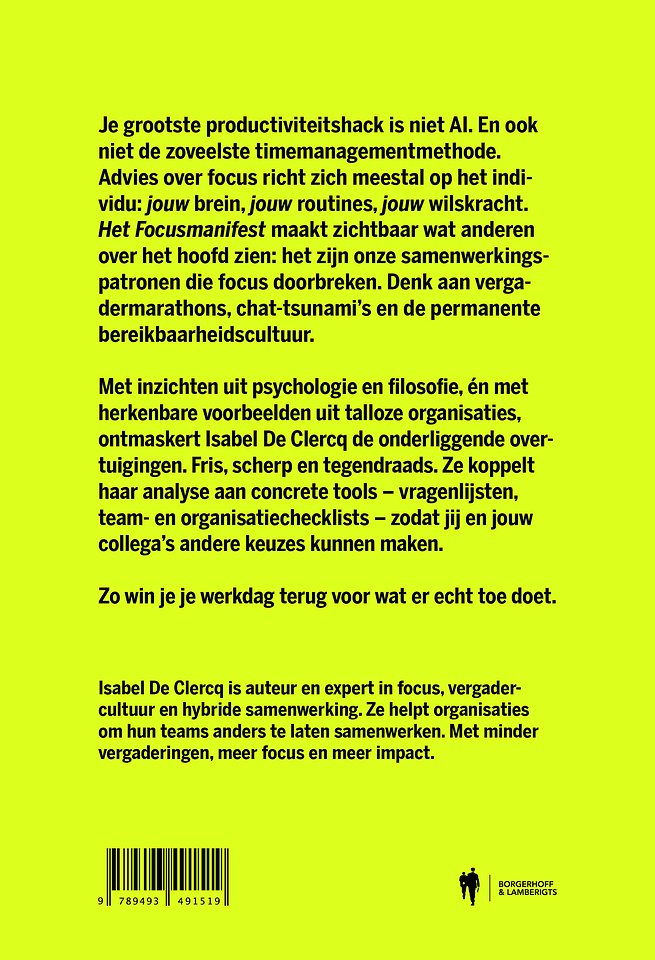 Het Focusmanifest