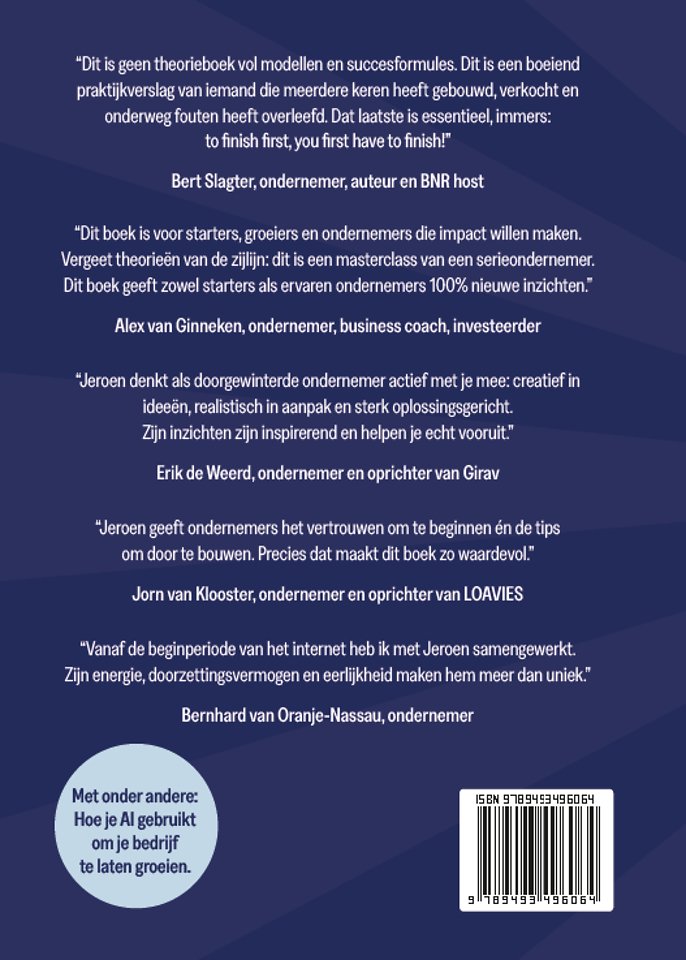 Ondernemen zoals de Startup King