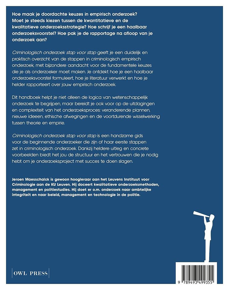 Criminologisch onderzoek stap voor stap