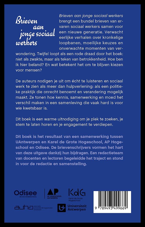 Brieven aan jonge sociaal werkers