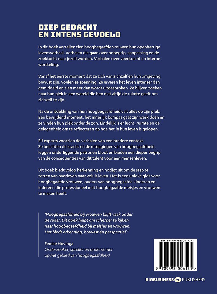 Diep gedacht en intens gevoeld