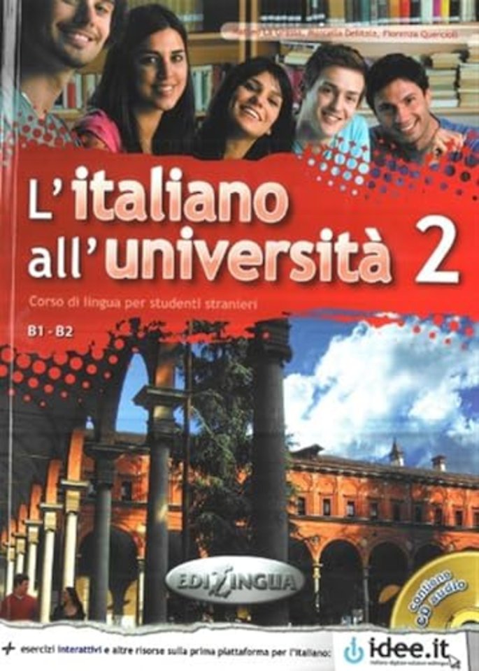 L'italiano all'universita 2 + online access code + audio CD. B1-B2