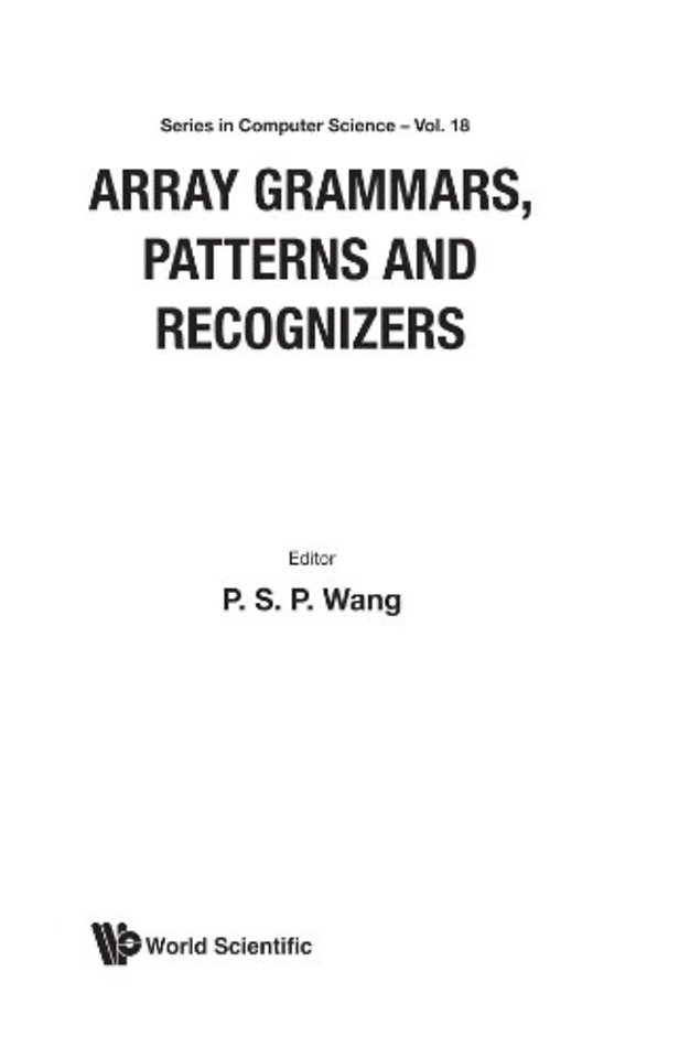 Array Grammars, Patterns And Recognizers