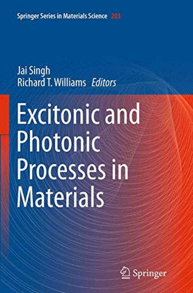 Excitonic and Photonic Processes in Materials