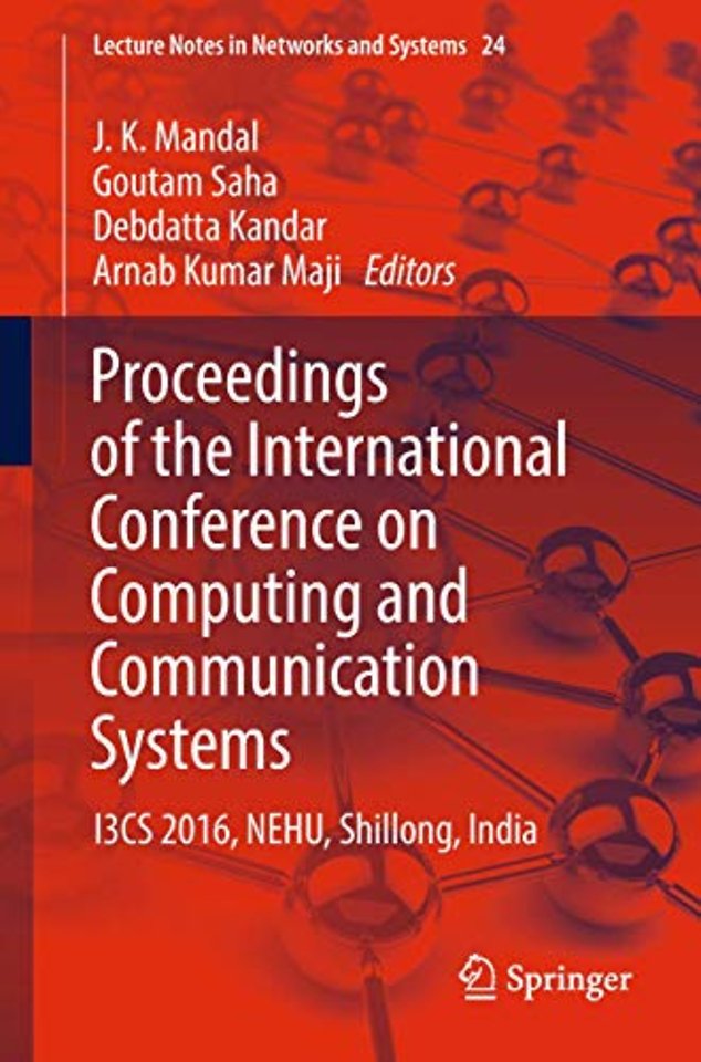 Proceedings of the International Conference on Computing and Communication Systems