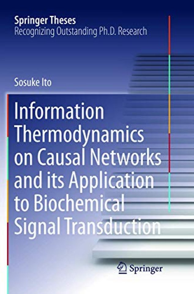 Information Thermodynamics on Causal Networks and its Application to Biochemical Signal Transduction