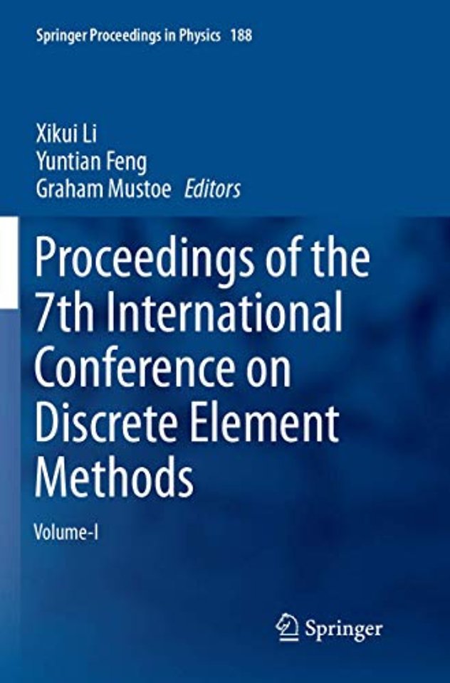 Proceedings of the 7th International Conference on Discrete Element Methods